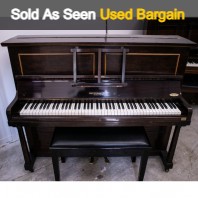 Used Fred Oetzmann and Sons Satin Dark Mahogany Upright Sold As Seen Bargain Used Fred Oetzmann and Sons Satin Dark Mahogany Upright Sold As Seen Bargain
